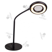 New Arrival 2-in 1 Magnifying LED Table & Clip Lamp With Flexiable Stem and Dimmer Brightness