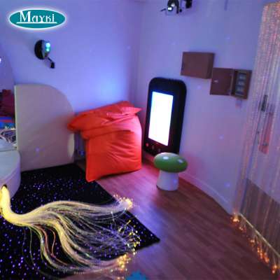 Multi-Sensory light snoezelen Sensory Rooms Therapy fiber optic light kit rug carpet chandelier curtain projection lamp