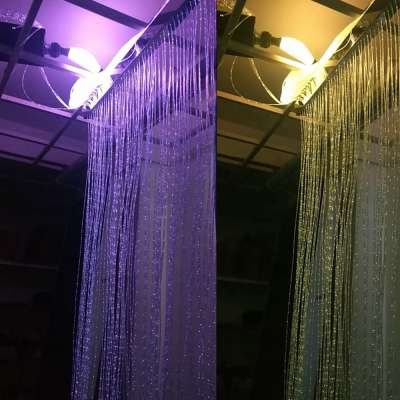 Snoezelen Sensory Rooms LED Fiber Optic Wall Mounted Calming Cascade curtain chandelier rug projection lamp