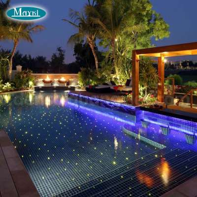 50 sqm Fibra optica piscinas with end glow fiberoptic color changing generator light engine for swimming pools decoration