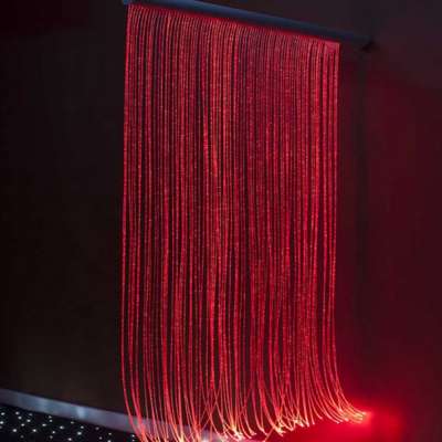 Finished product cool touch sensory fibre optic curtain for children therapy room