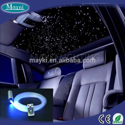 Mini portable RGB light source with fiber for car roof top ceiling star light decoration