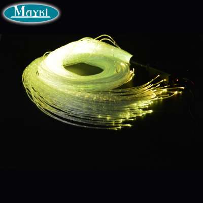 Clear PVC sheathed 7*0.75mm sparkle sensory lighting fibre