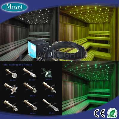 EP-012 optical fiber fittings for sauna room using