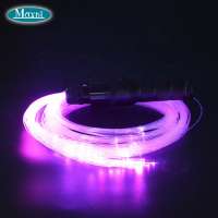 fiber optic flow whip LED sparkle whip dance rave toy lights orbit flogger